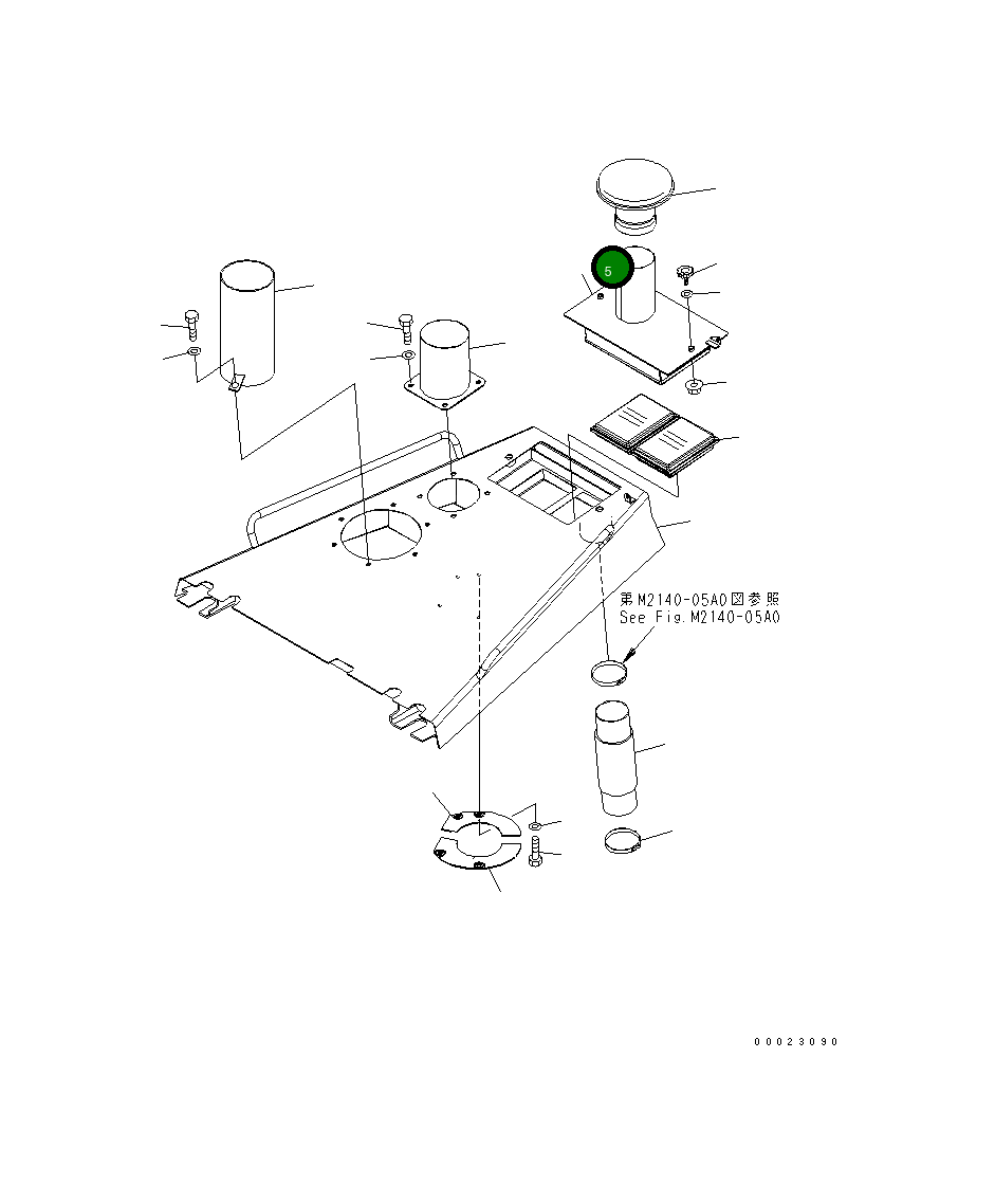 Крышка 154-911-7880 Komatsu