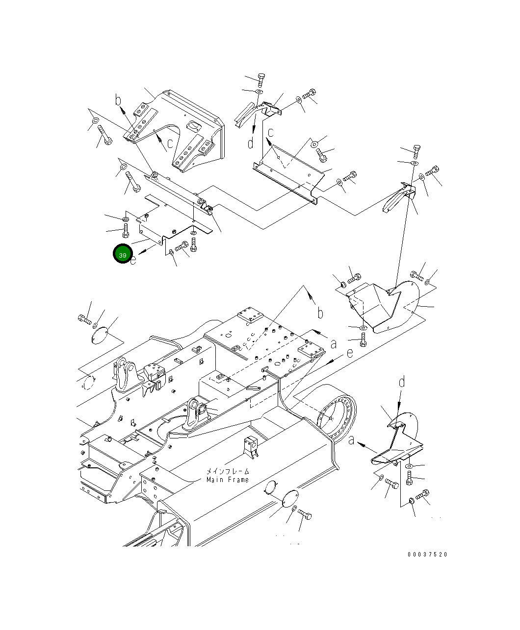 Крышка 11Y-78-21530 Komatsu