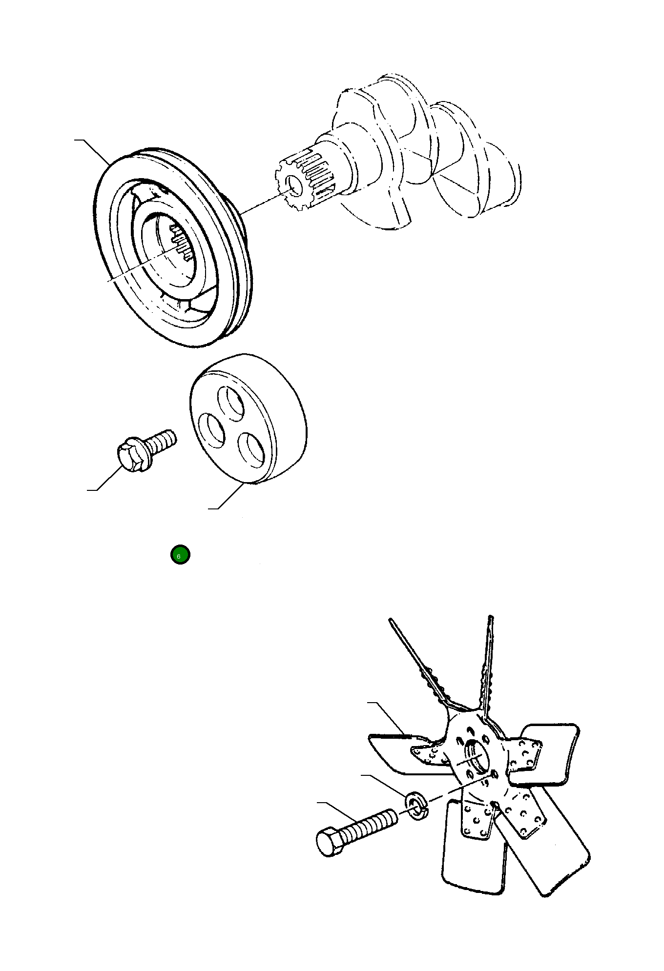Болт P32186139 Komatsu