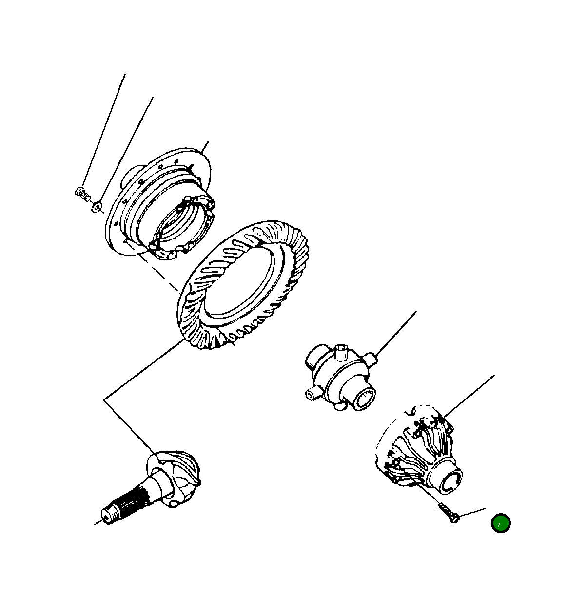 Болт 1430 245 H1 Komatsu