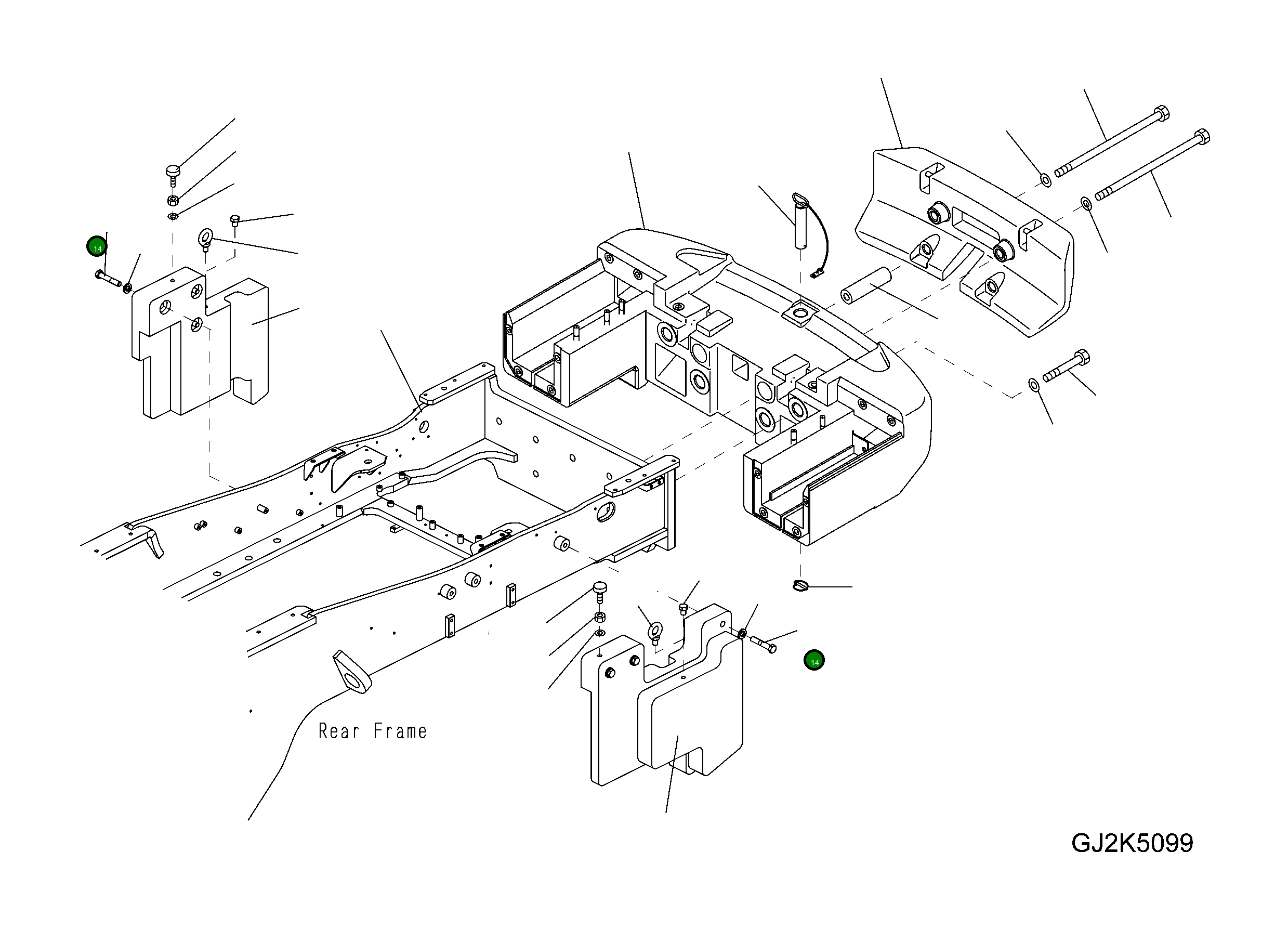 Болт 423-00-H1080  Komatsu