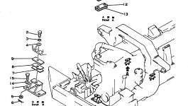 Кронштейн 566-01-11322 Komatsu