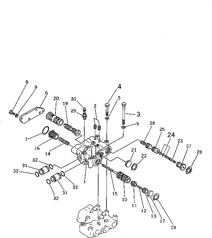 Болт 144-15-25180  Komatsu