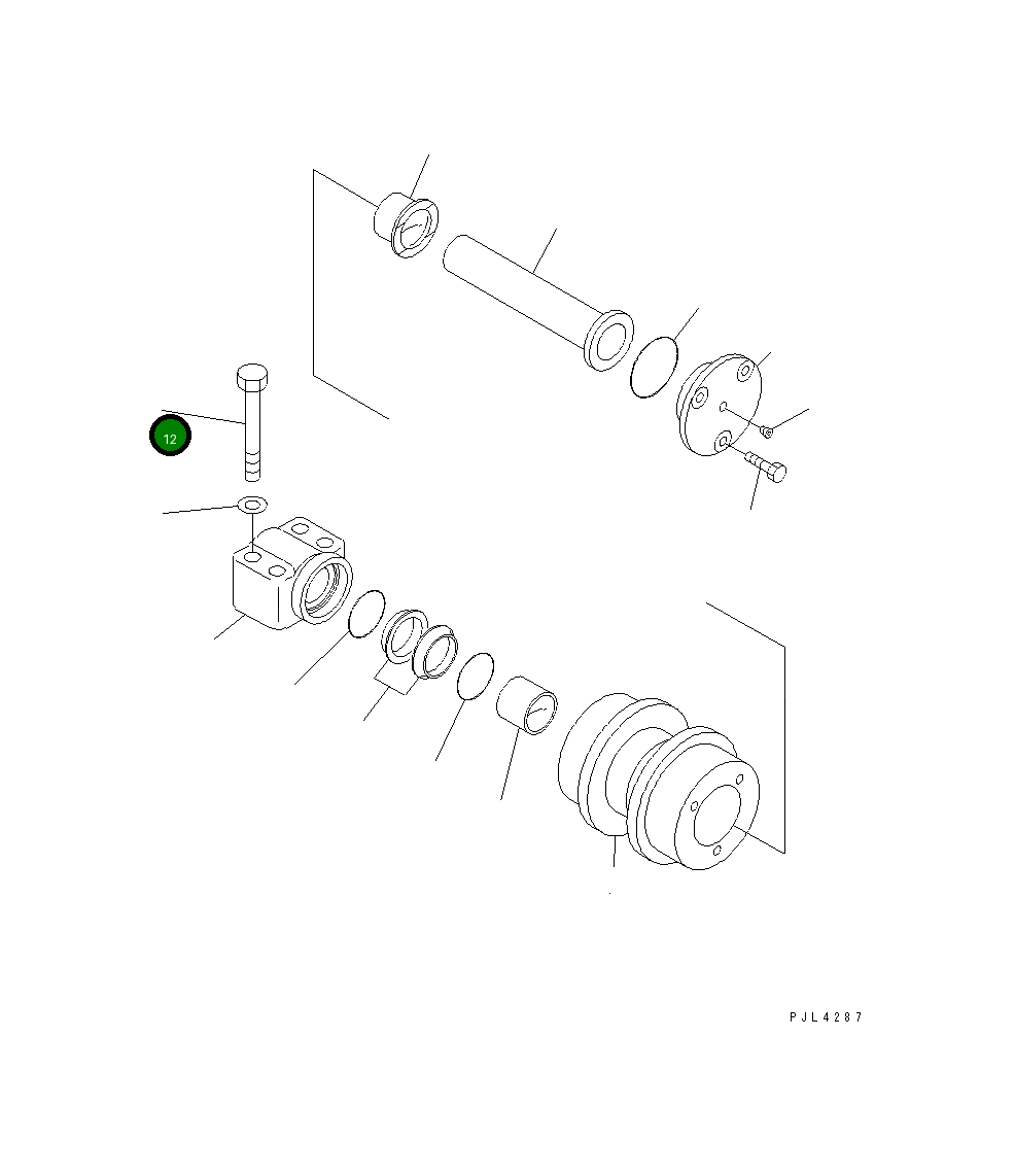 Болт 01010-81485 Komatsu