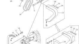 Крышка 6128-21-6790 Komatsu