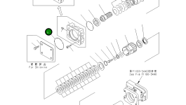 Кольцо уплотнительное (O-Ring) 20G-14-K3160 Komatsu