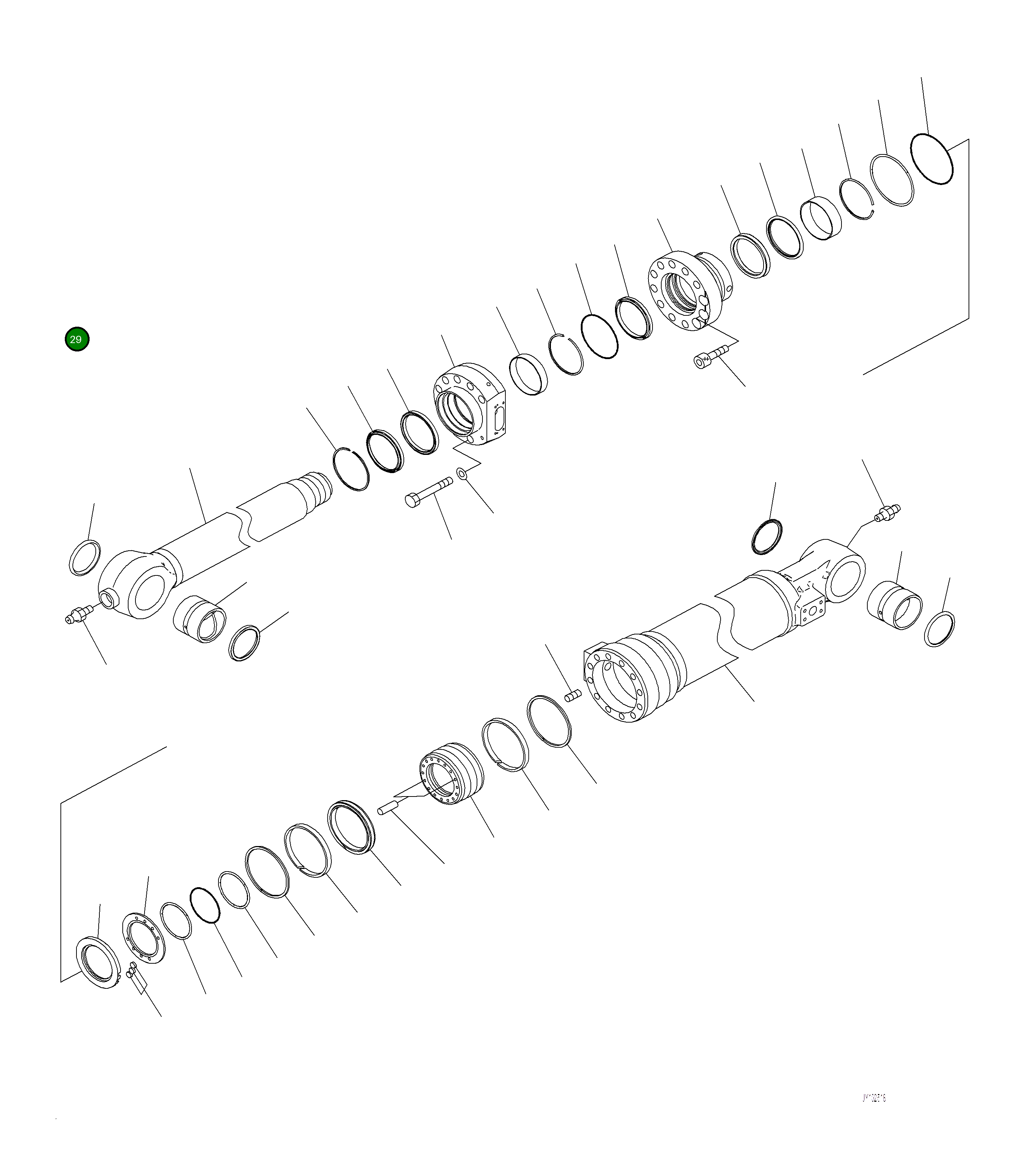 Кольцо 707-97-08E00  Komatsu