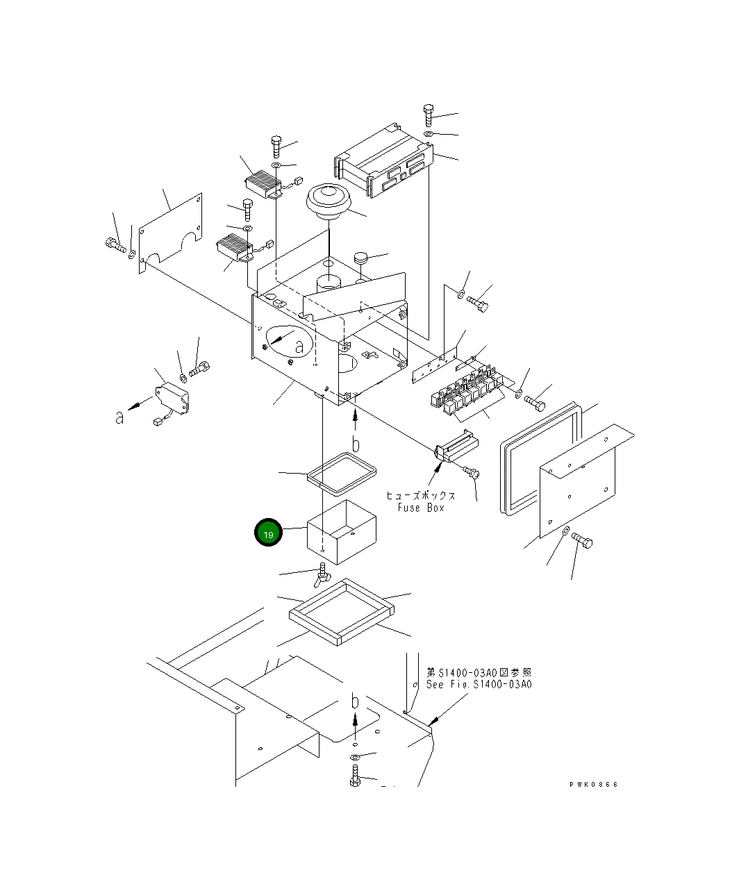 Крышка 21J-06-11371 Komatsu