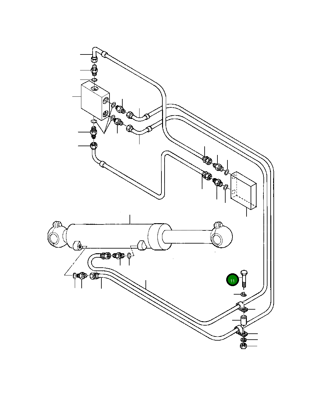 Болт 24 843 C1 Komatsu