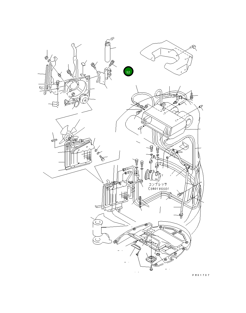 Болт YM26013-080162 Komatsu