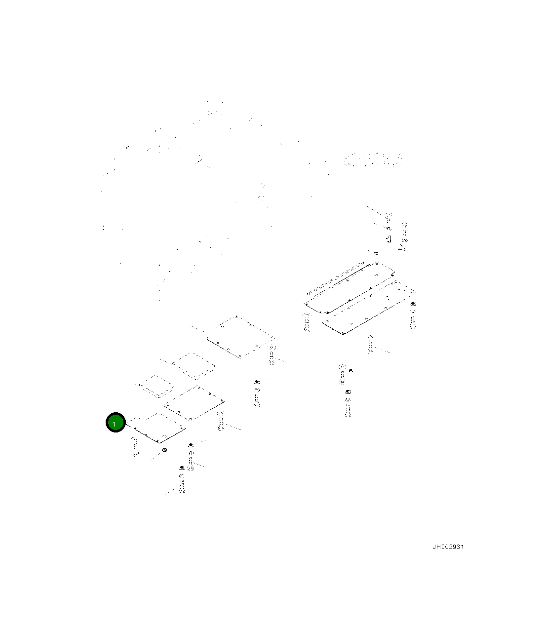 Крышка 208-54-42270 Komatsu