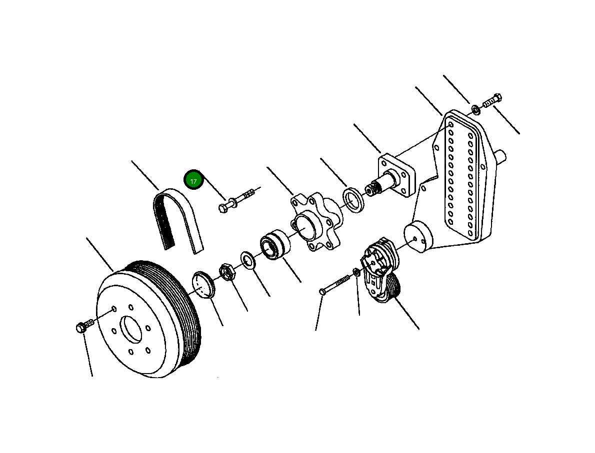 Болт 1310 616 H1 Komatsu