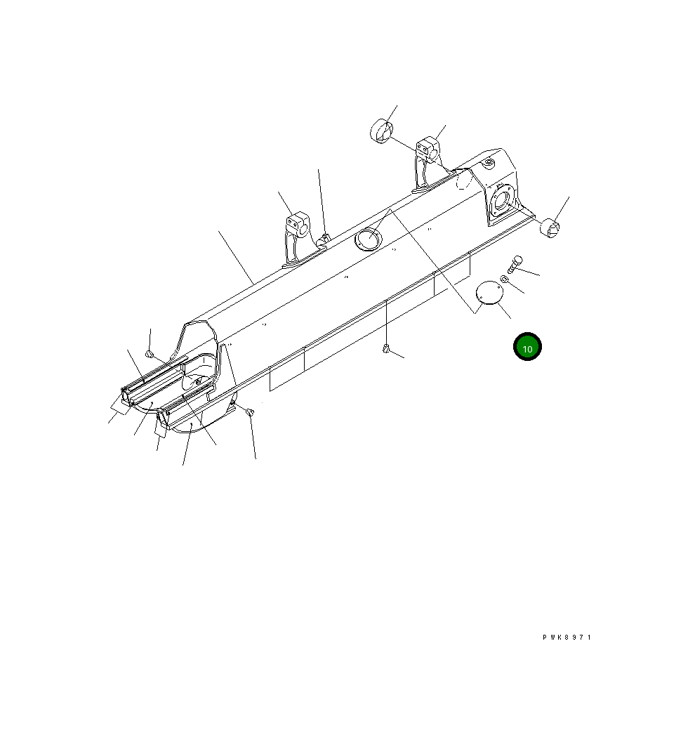 Крышка 14Y-30-11277 Komatsu