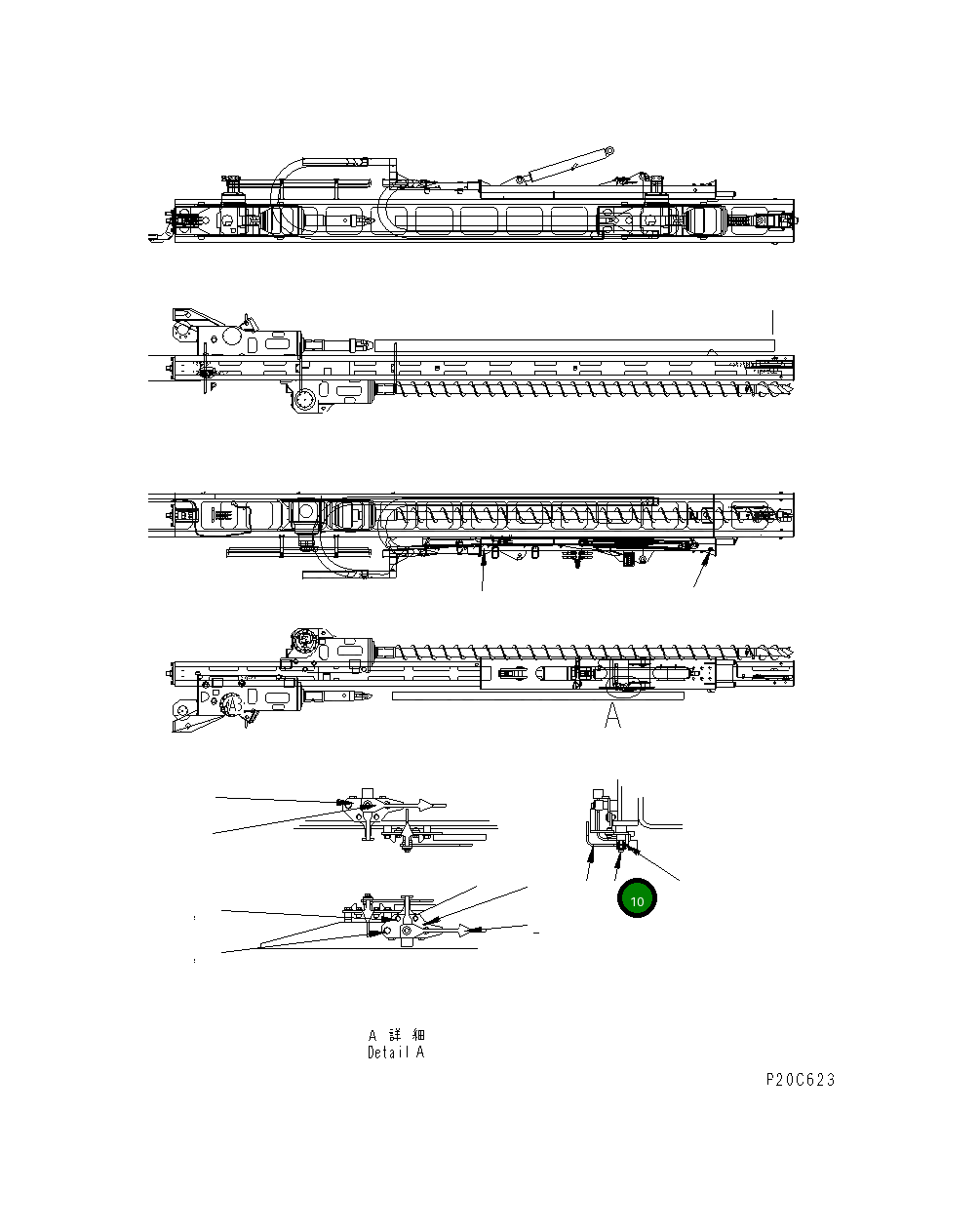Болт 01435-80610 Komatsu