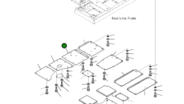 Крышка 206-54-KB310 Komatsu