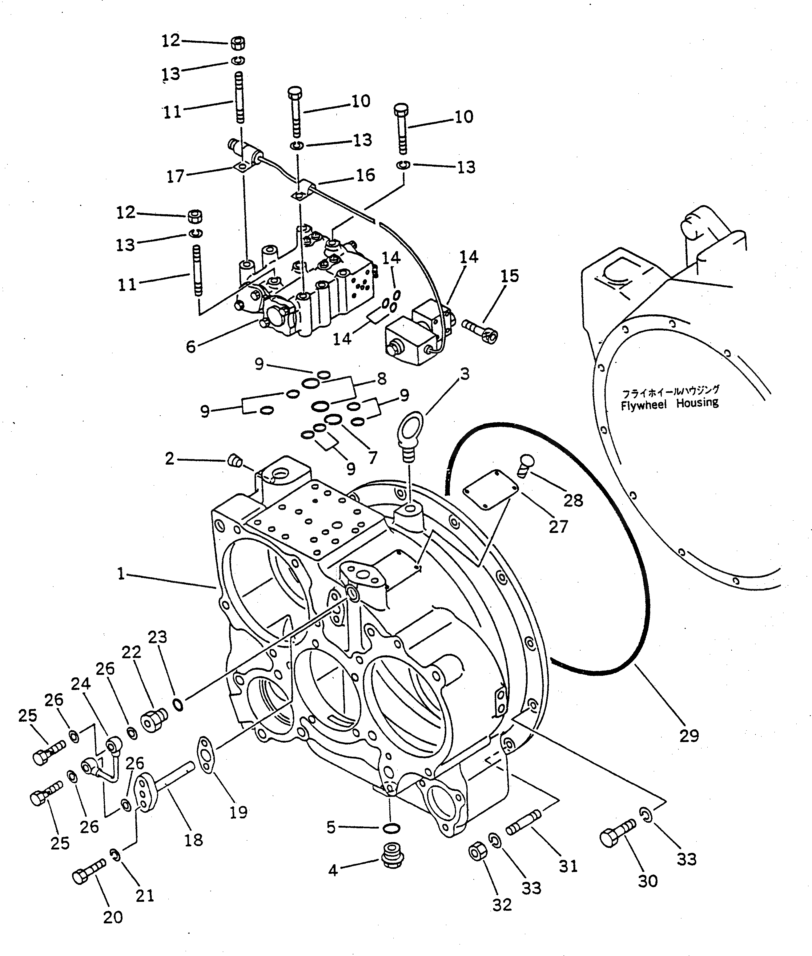Болт 07206-30408  Komatsu