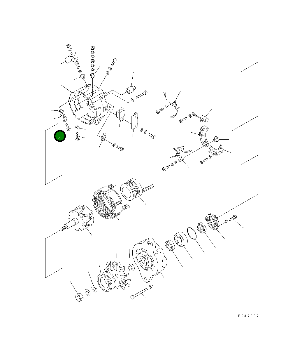 Болт SD8140-060351 Komatsu