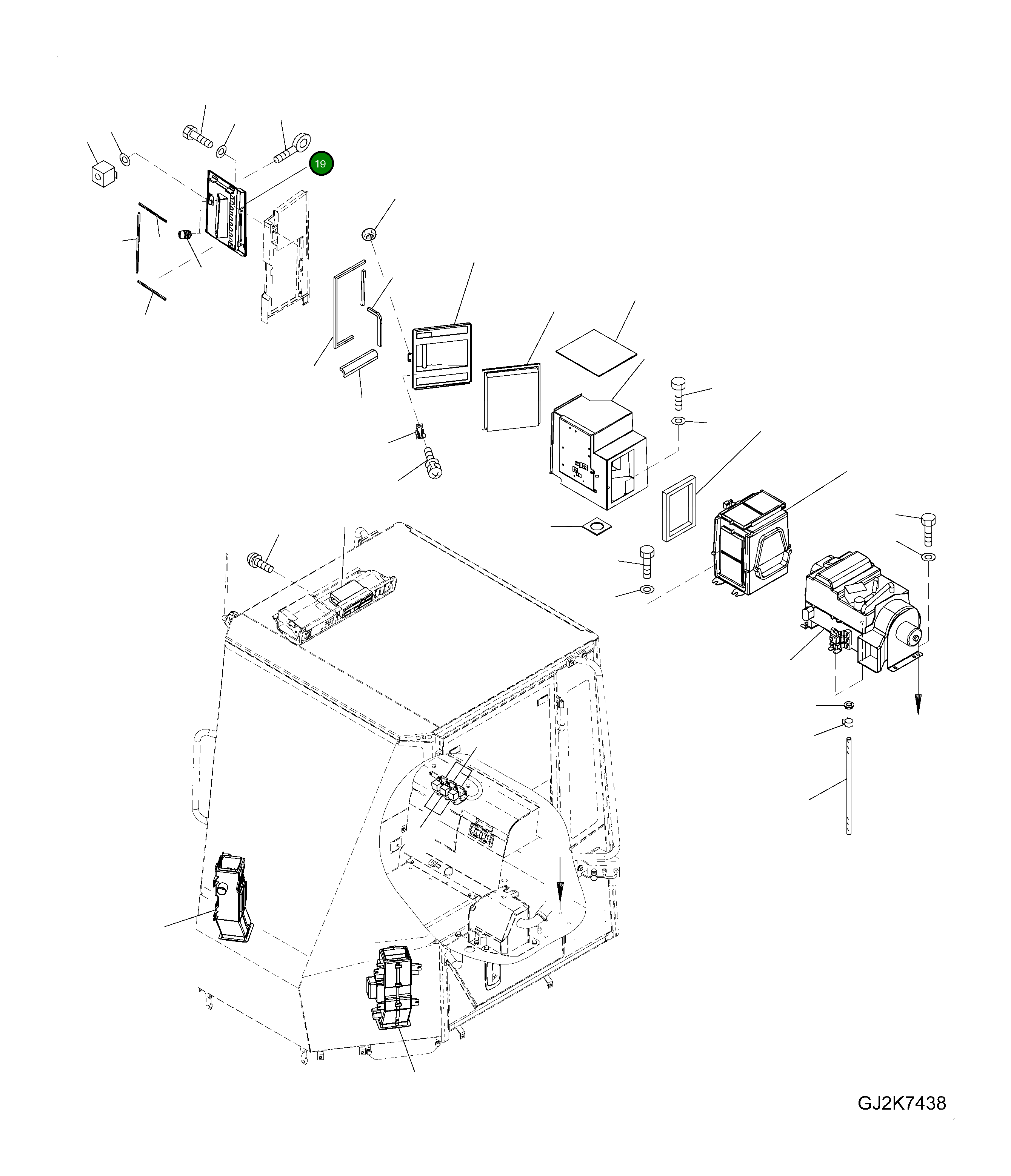Крышка 419-07-H1450  Komatsu