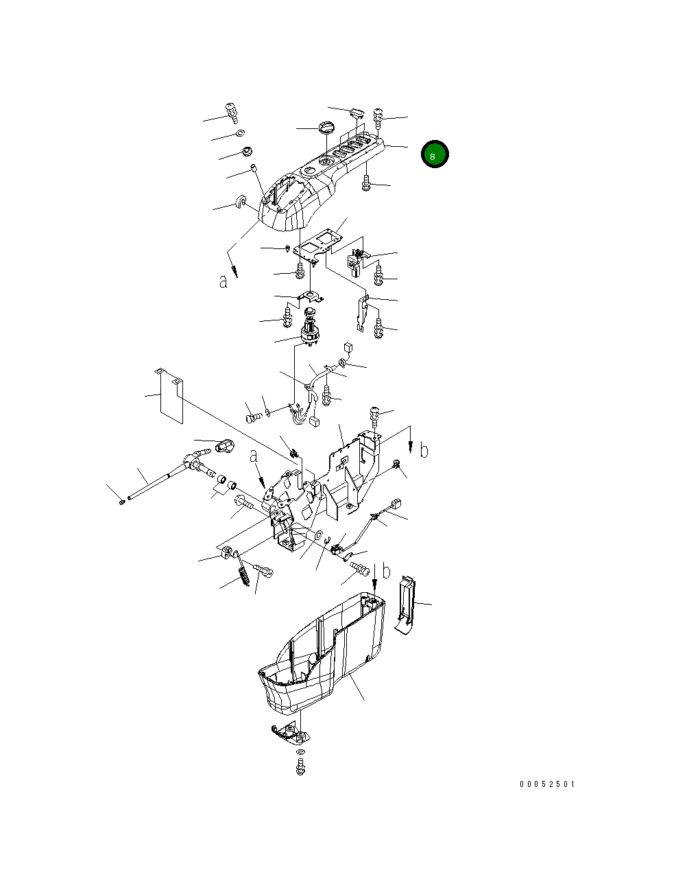 Крышка 21T-43-31430 Komatsu