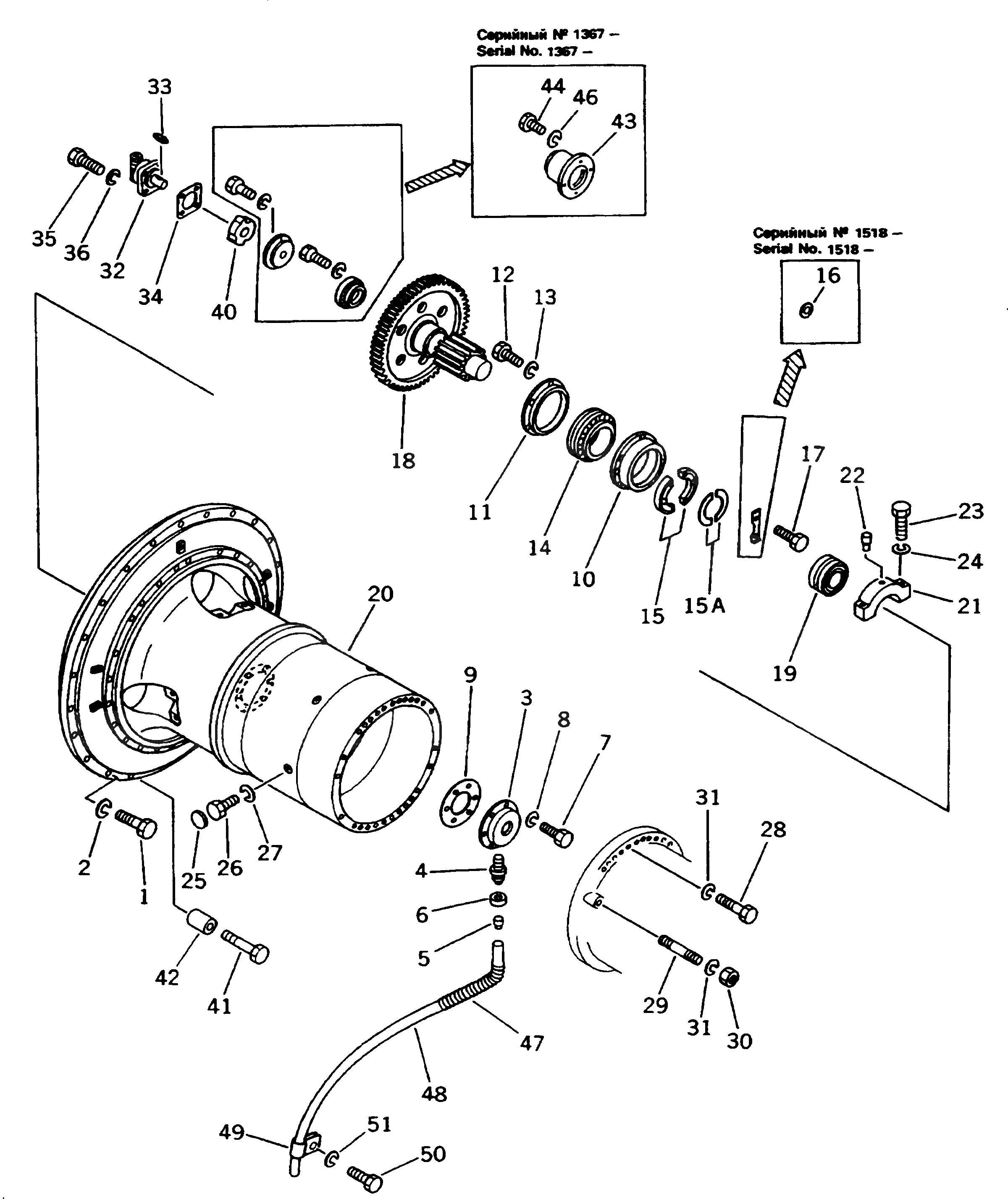 Болт 581-22-12711  Komatsu