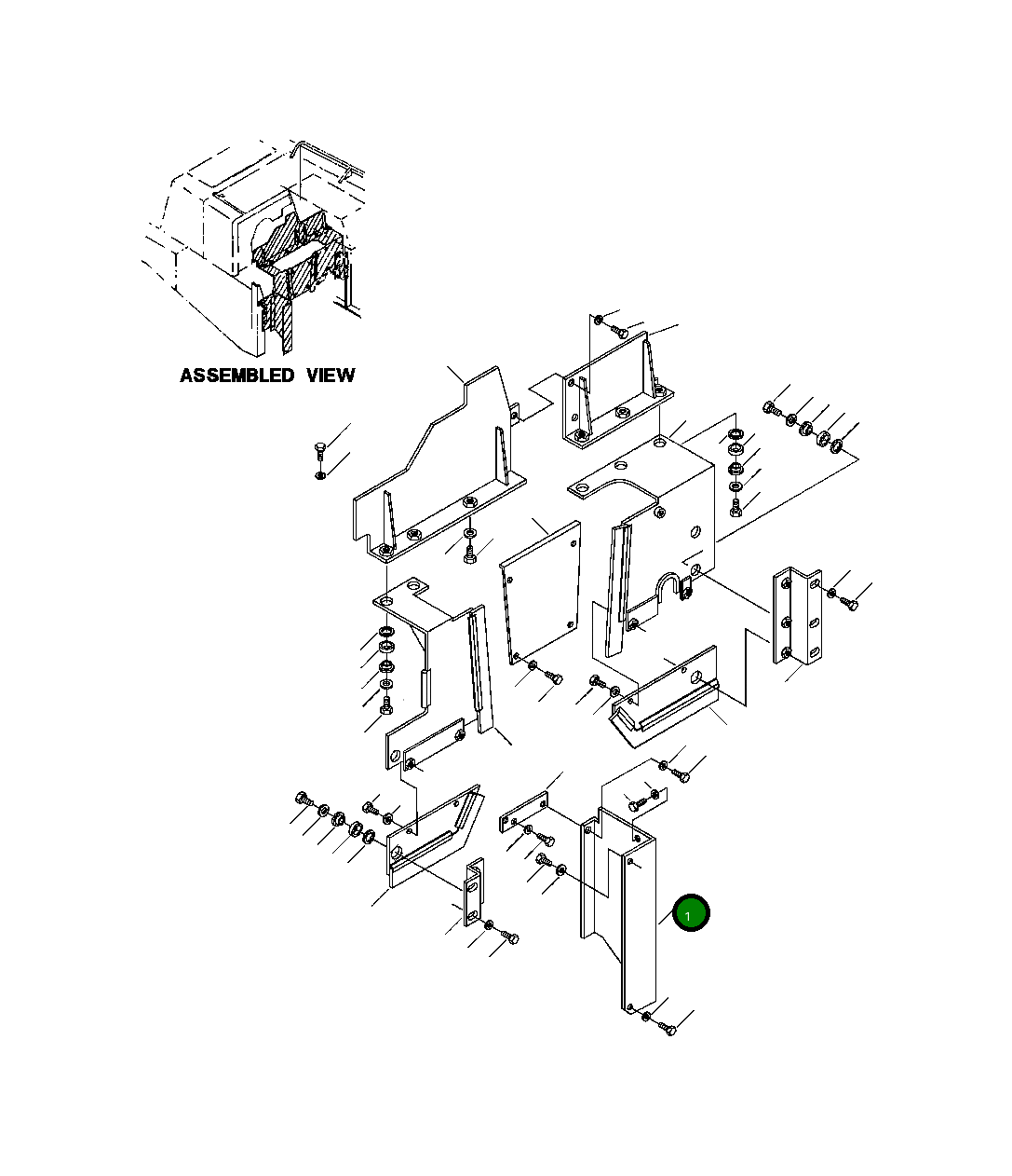 Крышка 426-54-16410  Komatsu