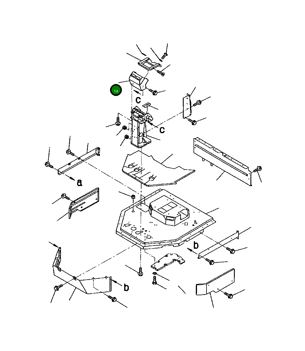 Крышка 427-54-A2120  Komatsu