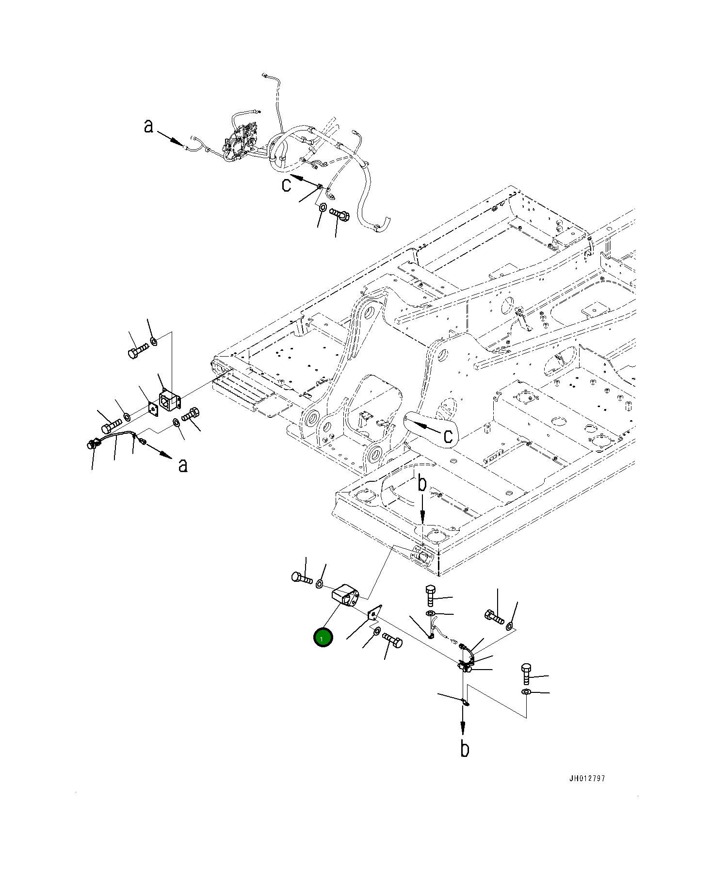Крышка 2070675440 Komatsu