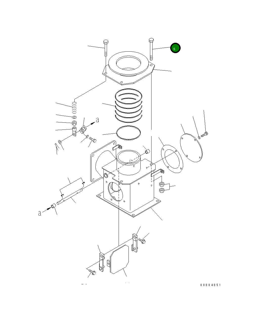 Болт 01011-81470 Komatsu