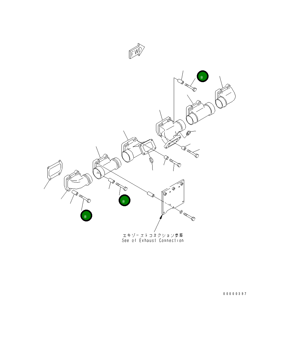 Болт 01011-61200 Komatsu