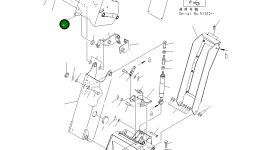 Крышка 23B-54-61140 Komatsu