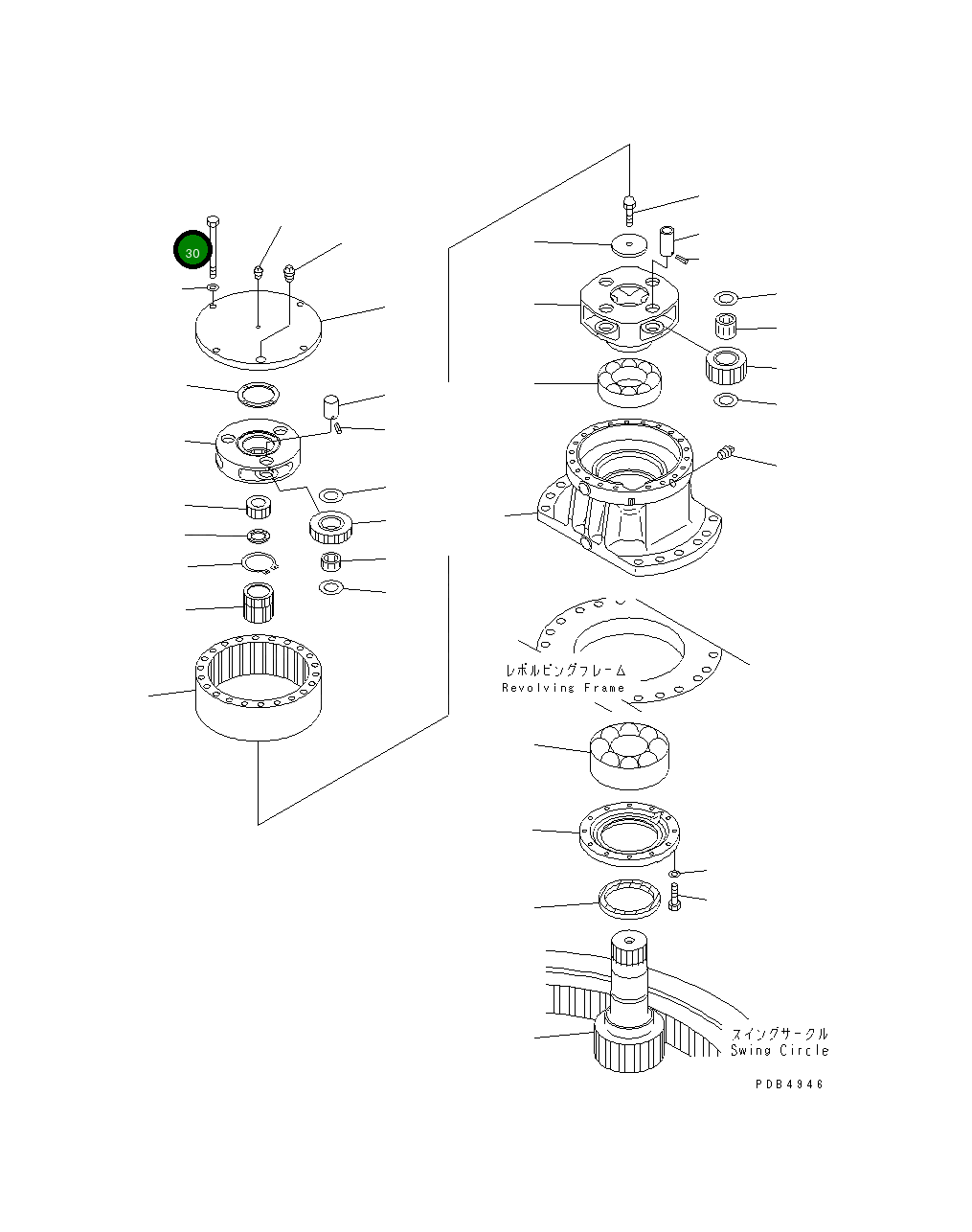 Болт 01011-61450 Komatsu