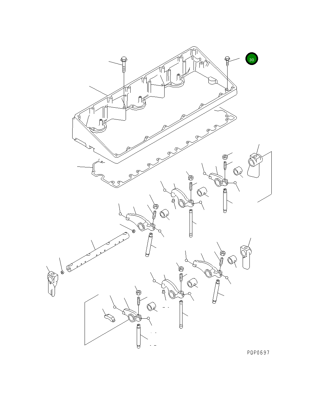 Болт CU3821846 Komatsu