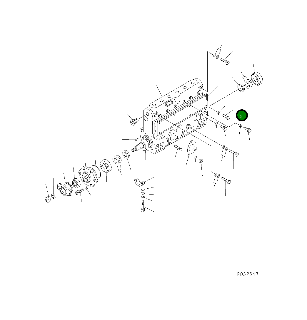 Болт DK029010-6270 Komatsu
