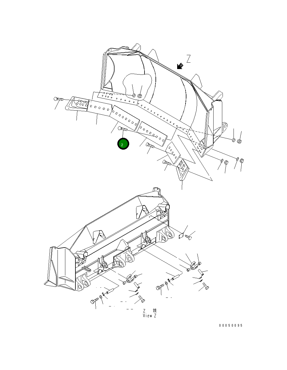 Болт 198-71-21710 Komatsu