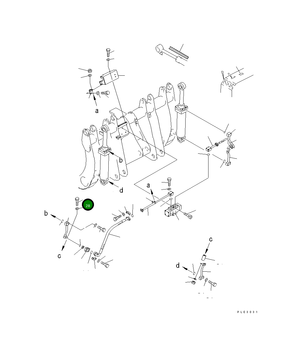 Болт 01010-61095 Komatsu