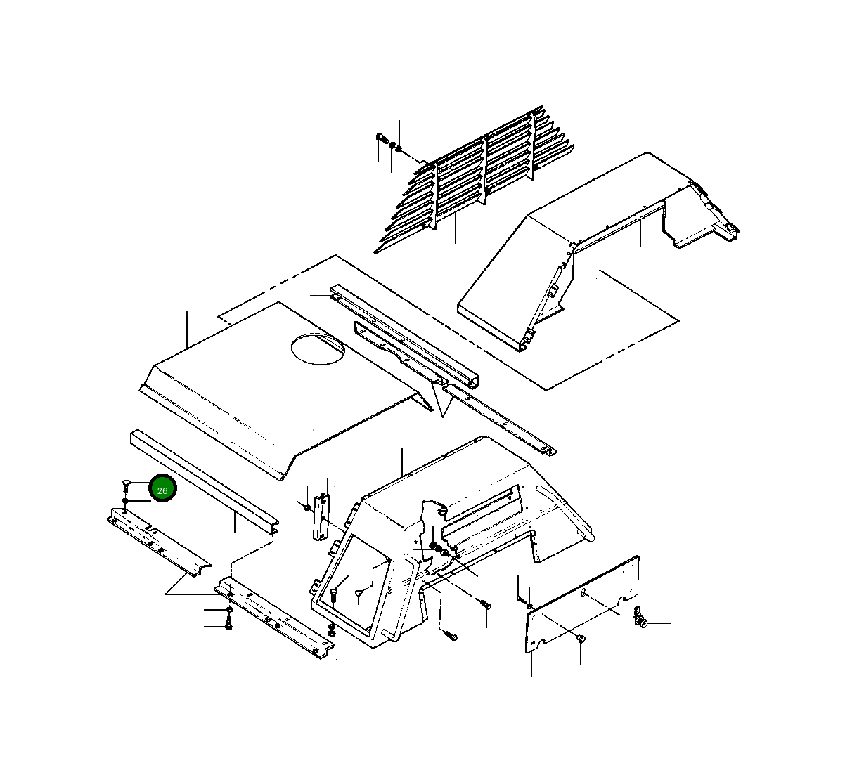 Болт 70 019  Komatsu