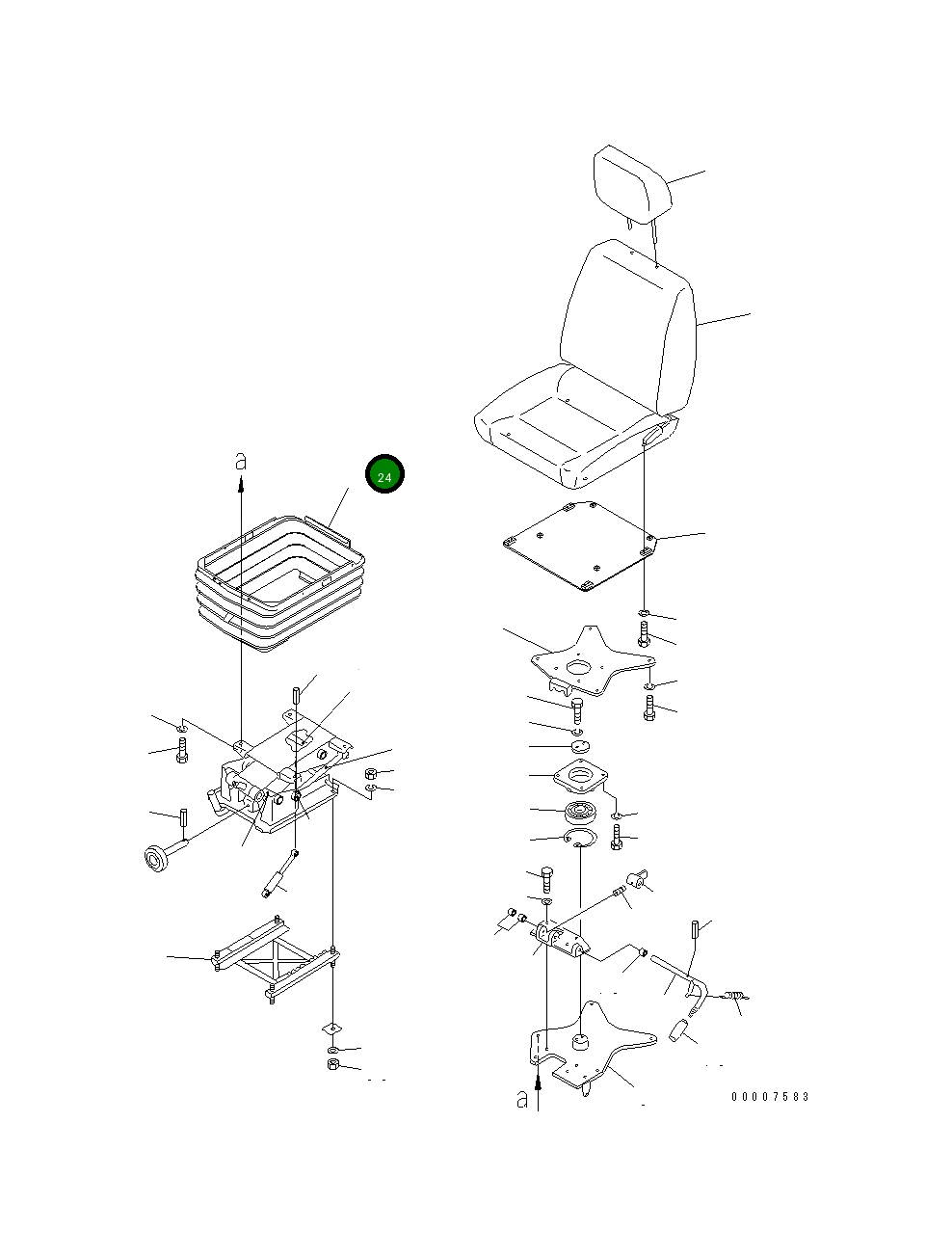 Крышка 195-57-41761 Komatsu