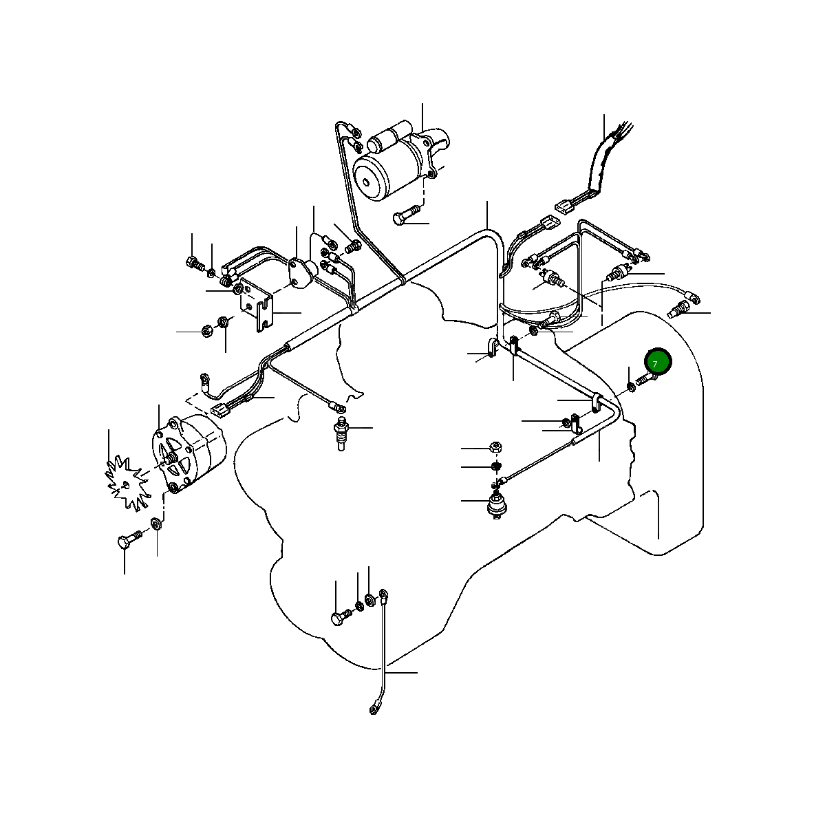 Болт 121 132 Komatsu