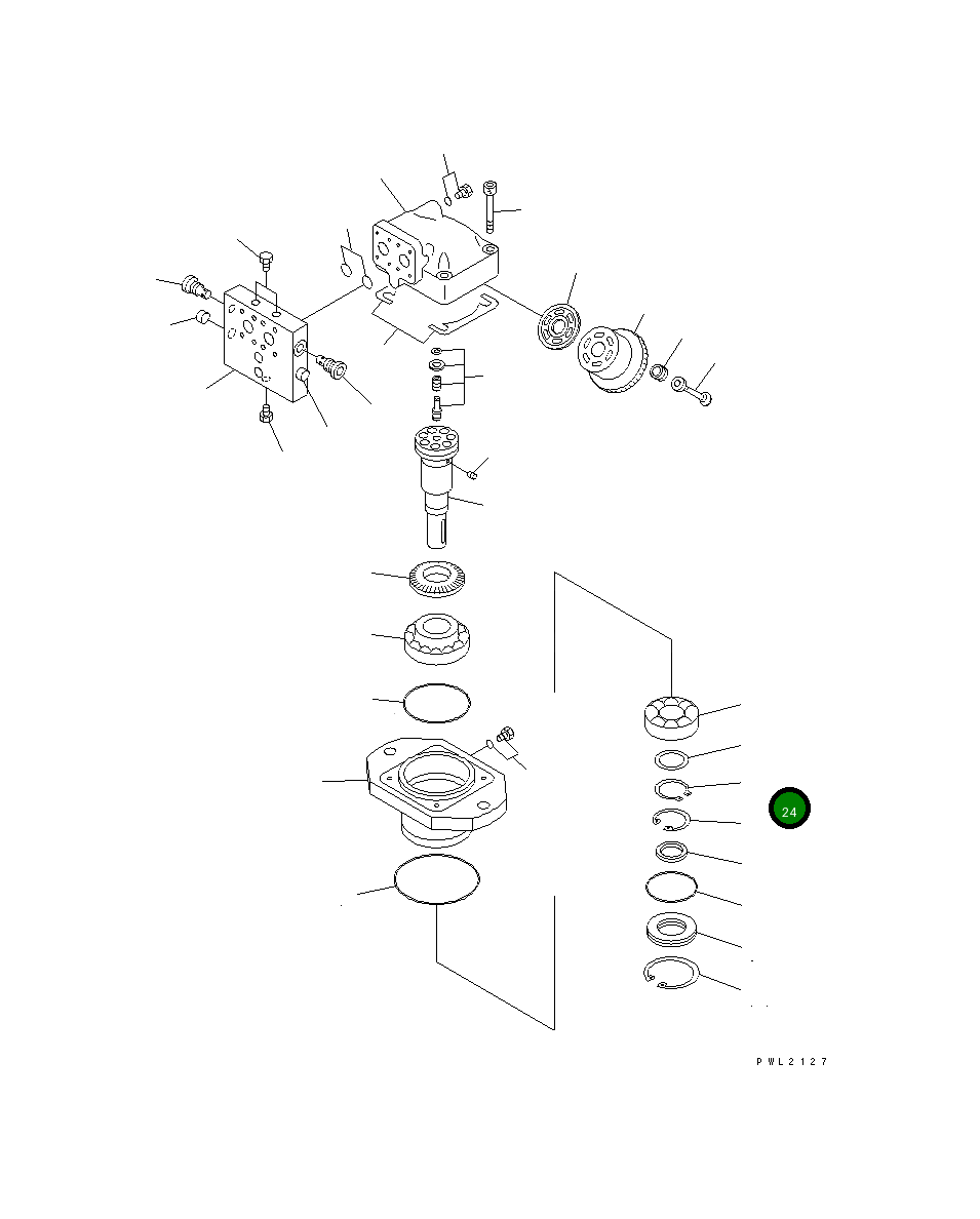 Кольцо 21P-60-K2670 Komatsu