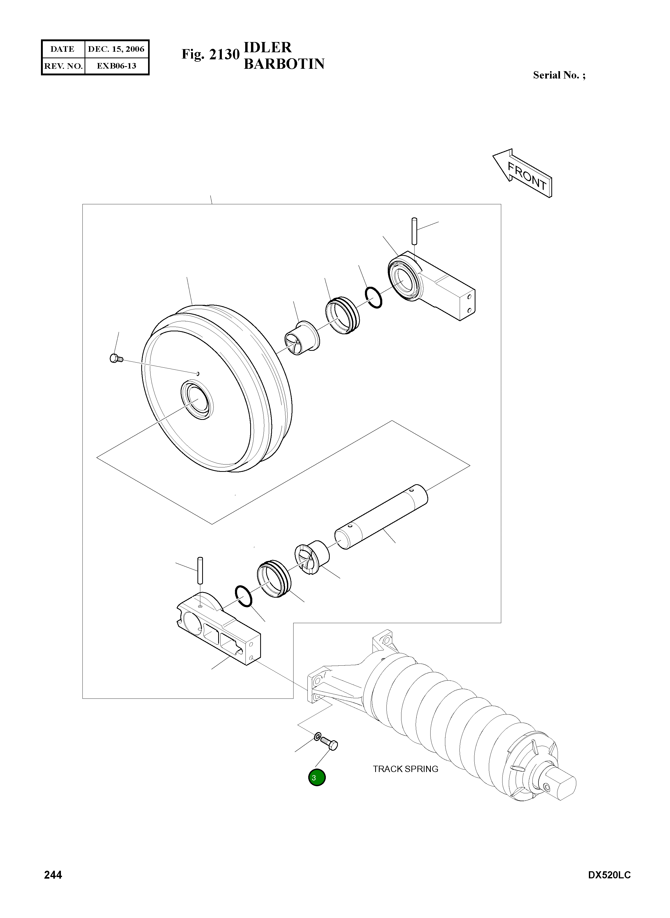 Болт S0570066 Komatsu