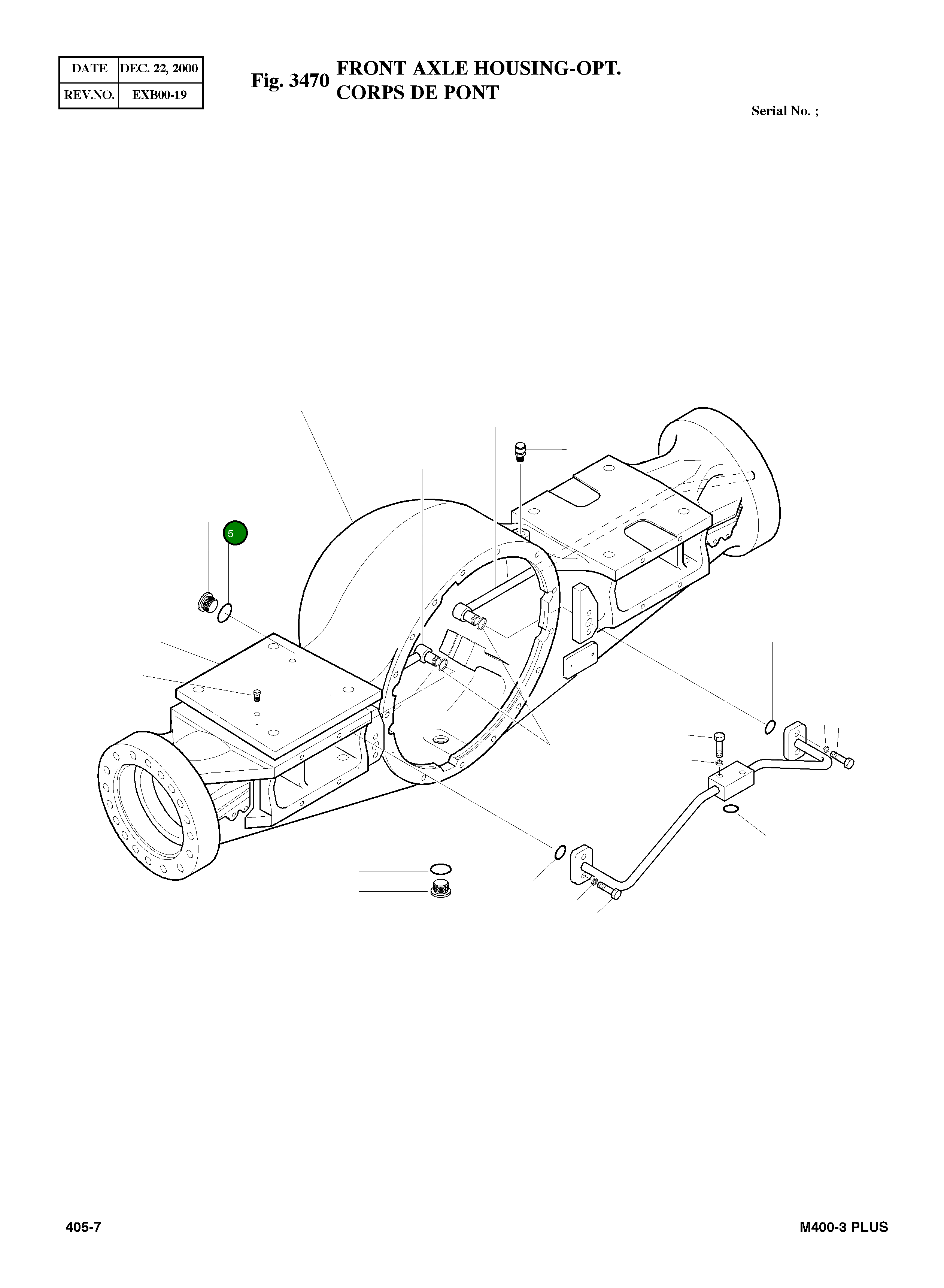 Кольцо уплотнительное (O-Ring) 4180-7130 Komatsu