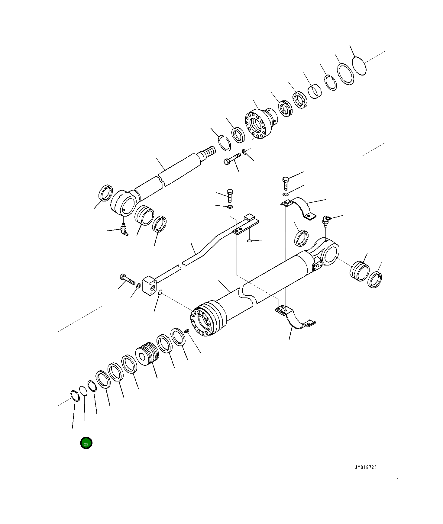 Кольцо уплотнительное (O-Ring) 707-34-55030 Komatsu