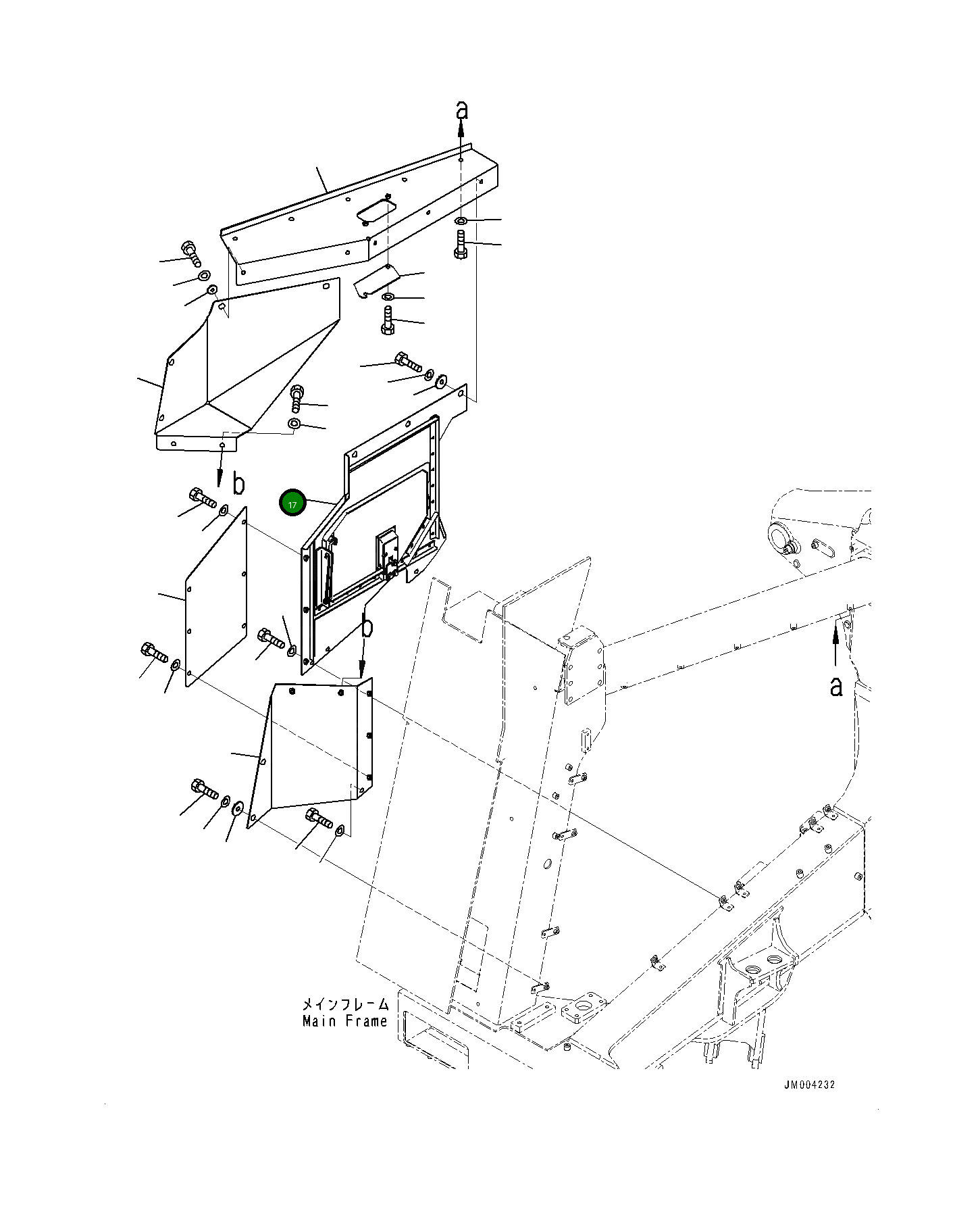 Крышка 561-89-86600 Komatsu