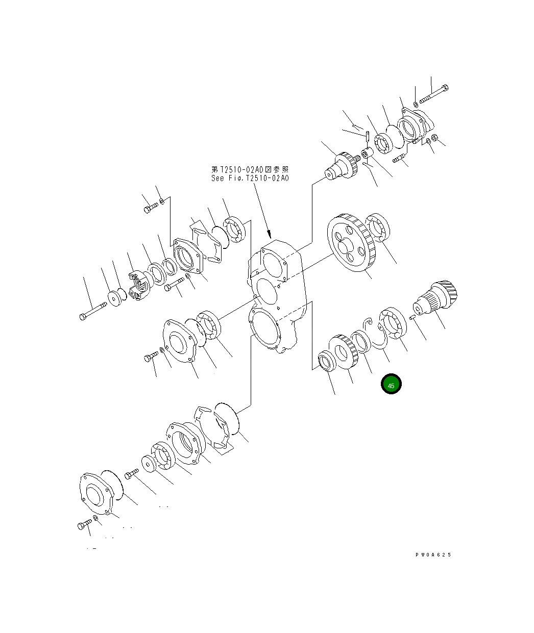 Кольцо 04077-00140 Komatsu