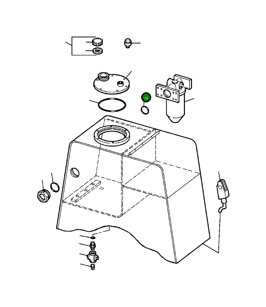 Кольцо уплотнительное (O-Ring) 876 074 C1 Komatsu