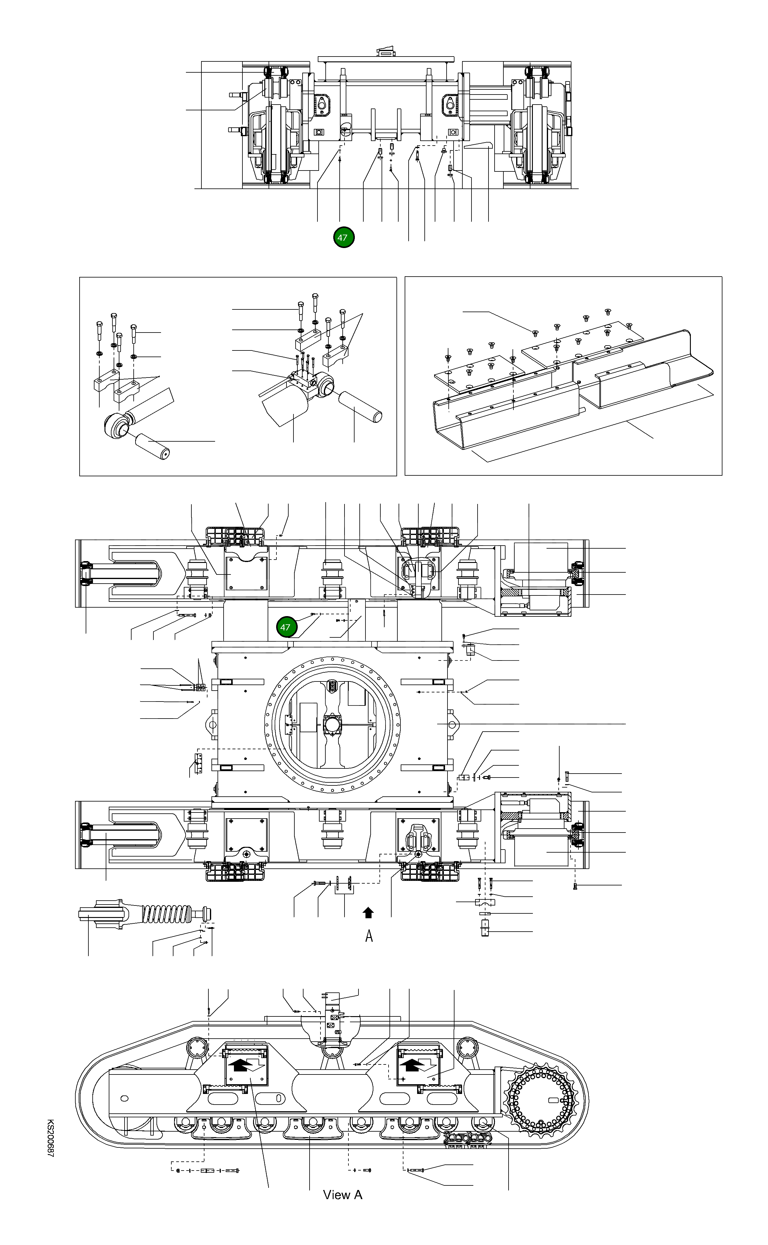 Болт 208-30-KB730 Komatsu