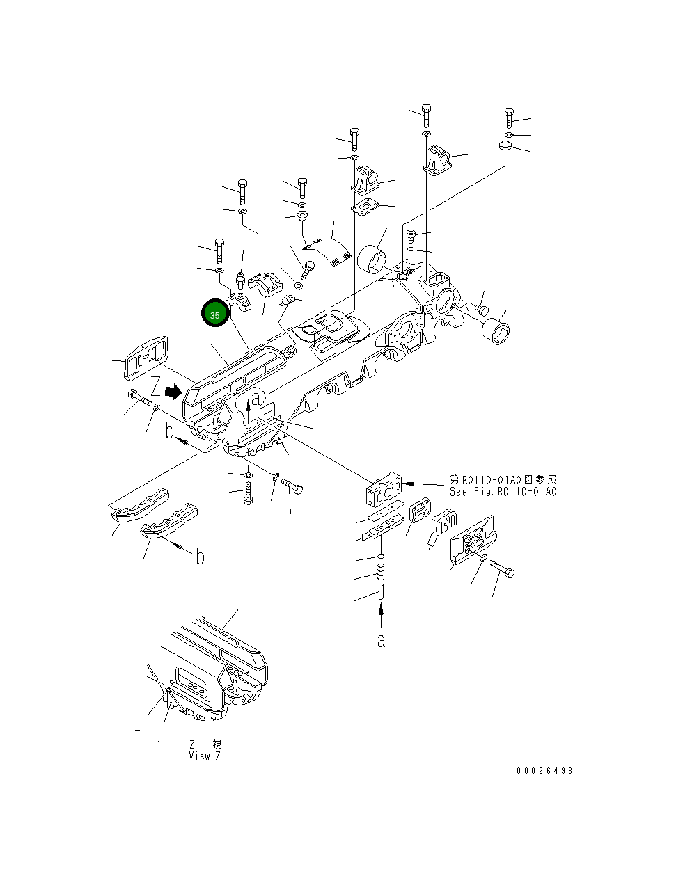 Крышка 19M-30-11230 Komatsu