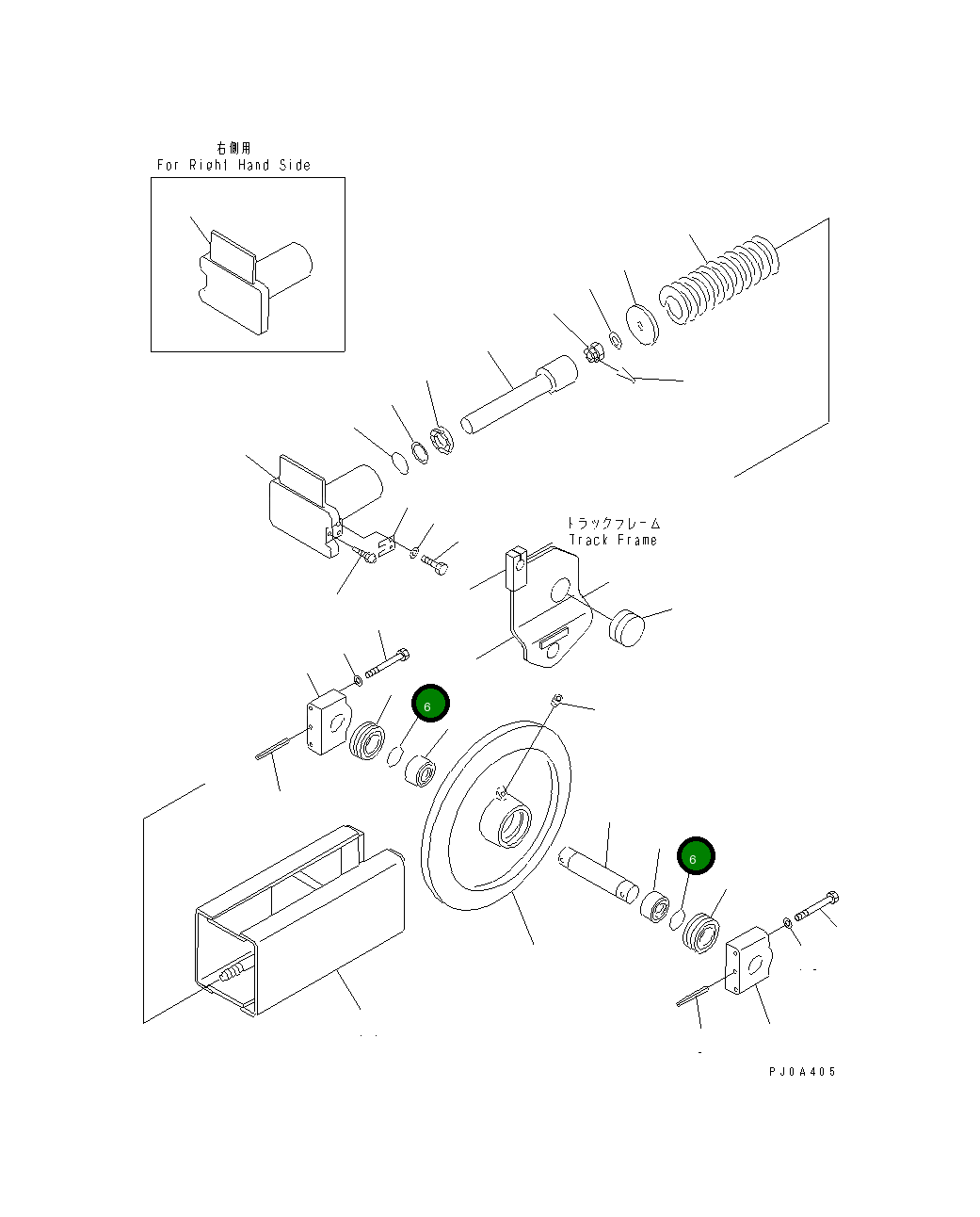Кольцо уплотнительное (O-Ring) TN14201-00450 Komatsu