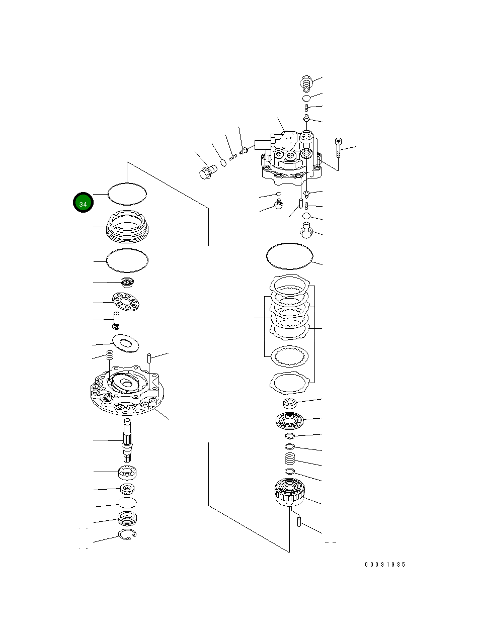 Кольцо уплотнительное (O-Ring) 07000-B2120 Komatsu