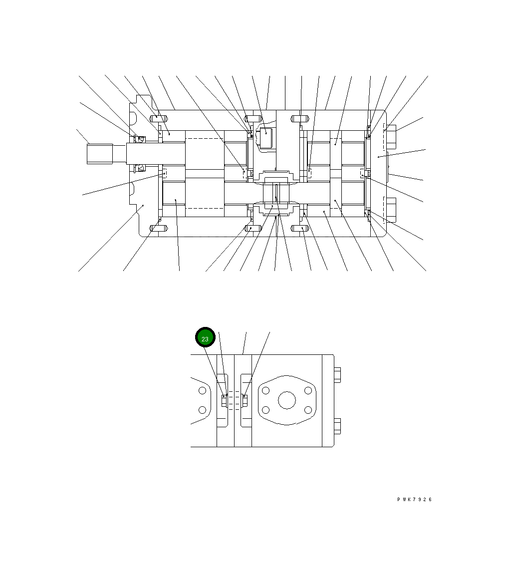 Болт UC1301970056 Komatsu